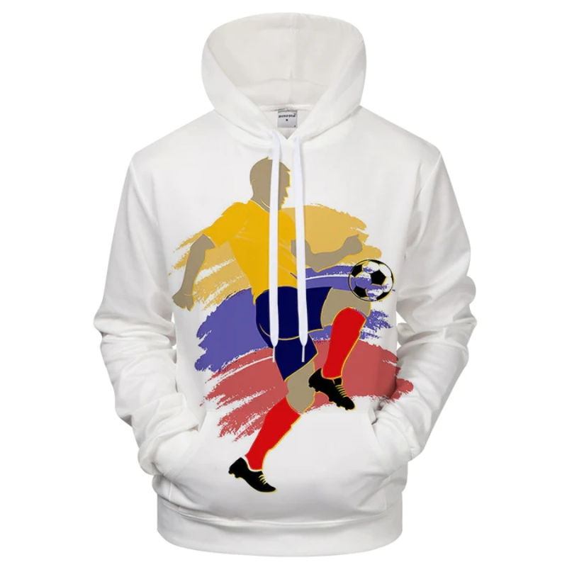 Colombian Soccer Player 3D - Sweatshirt