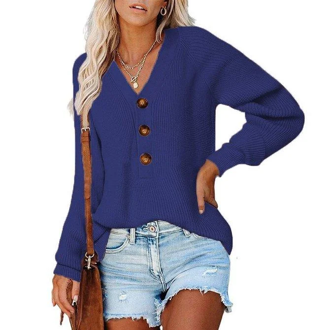 Solid Casual Loosen Sweater