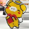 Pig Beaded Counted Cross Stitch Ornament Kit Cross Stitch Bead Keychain (B)