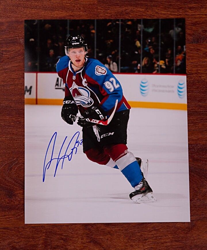 GFA Colorado Avalanche * GABRIEL LANDESKOG * Signed 11x14 Photo Poster painting G2 COA