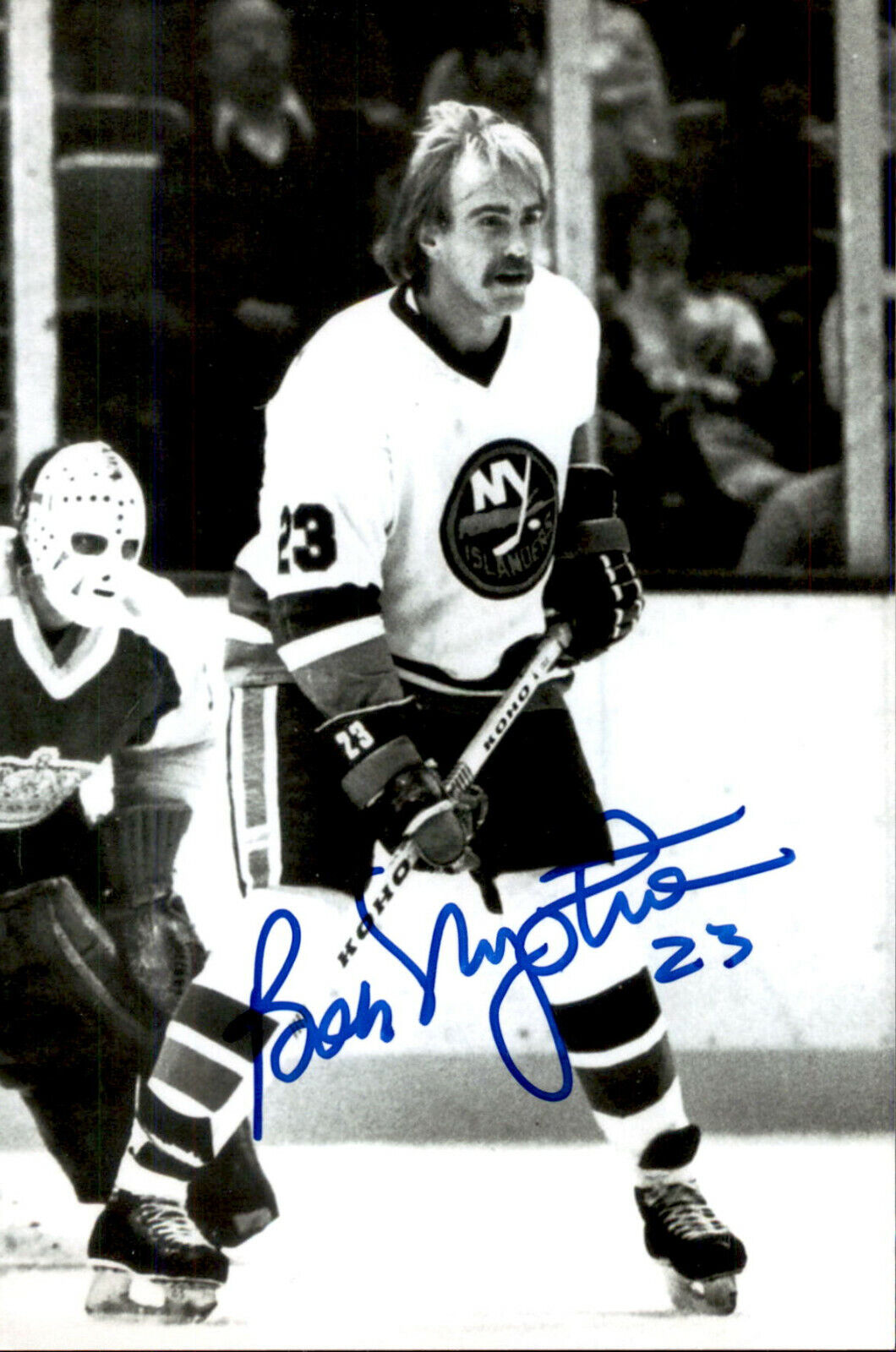 Bob Nystrom SIGNED autographed 4x6 Photo Poster painting NEW YORK ISLANDERS #4