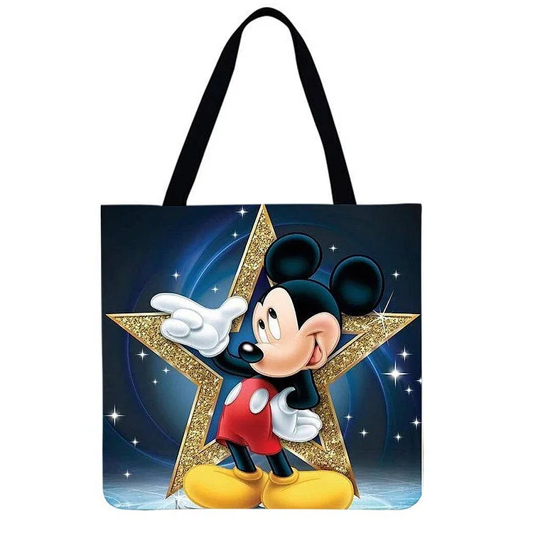 Cartoon Character - Linen Tote Bag