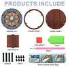 5D DIY Diamond Painting Handmade Wood Storage Box Crystal Storage Case (Mandala)