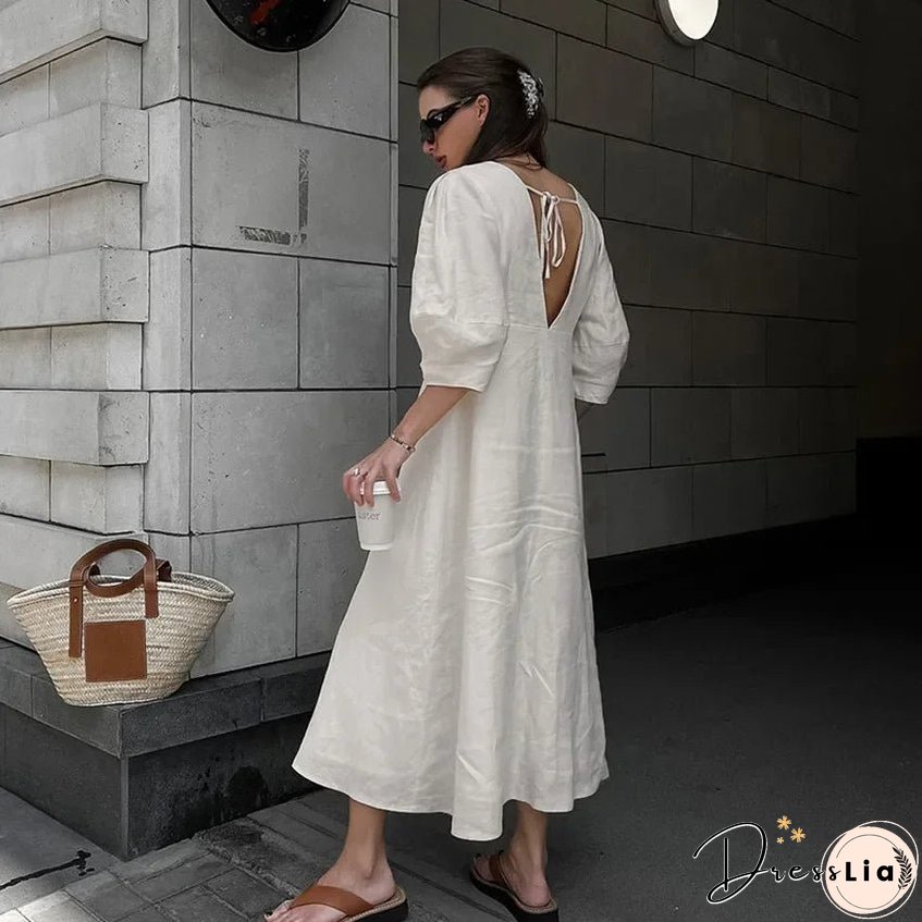 Blythe Puffy Sleeve Dress