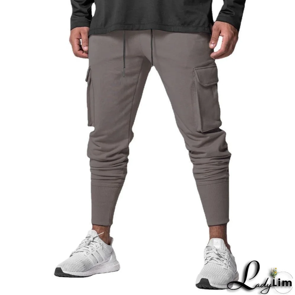 Men's Trend Fashionable Cargo Pants Slim Fit Multi-pocket