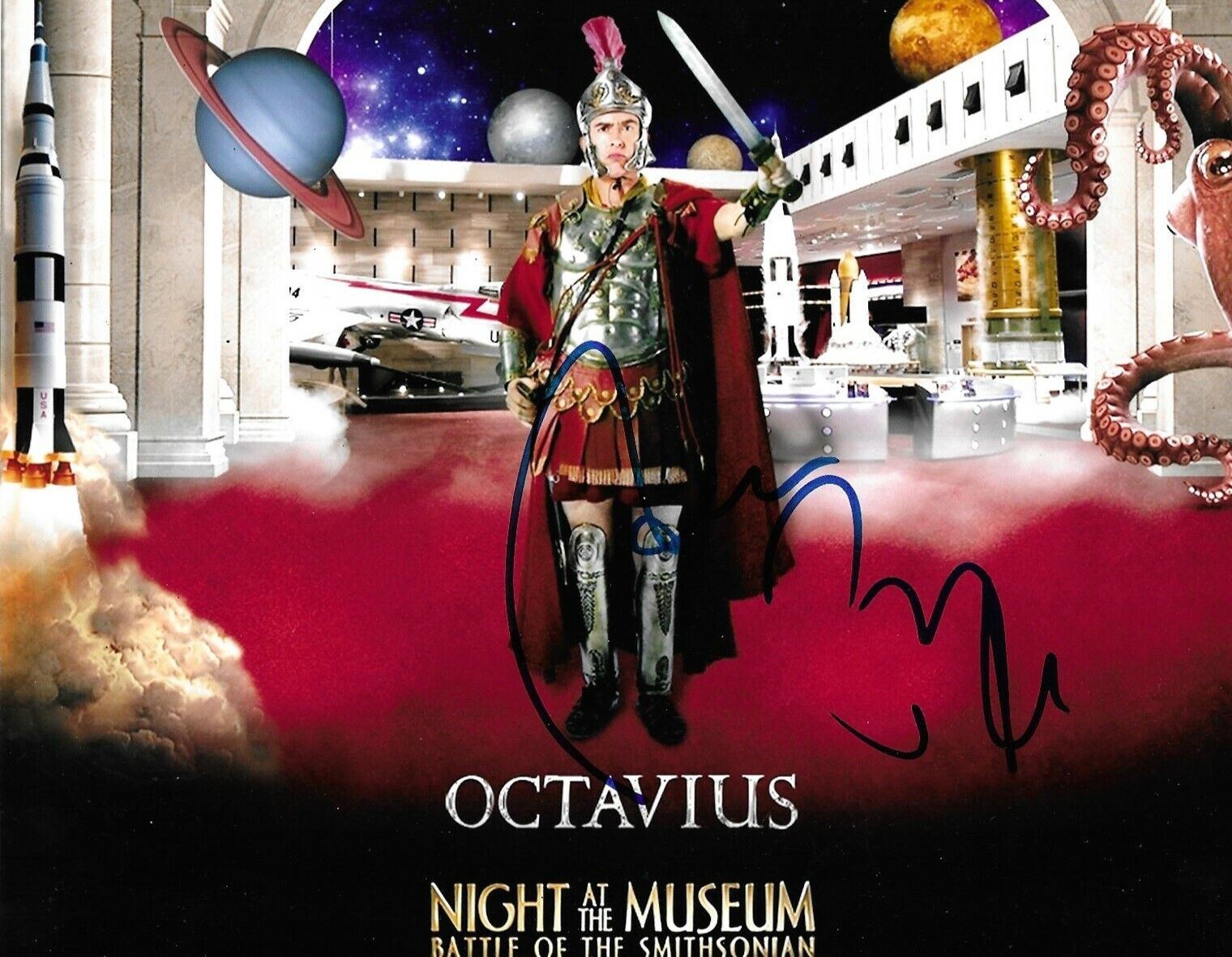 Steve Coogan Signed Night At The Museum 10x8 Photo Poster painting AFTAL