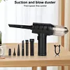 Compressed Air Duster 51000RPM Rechargeable Cordless Air Blower Keyboard Cleaner