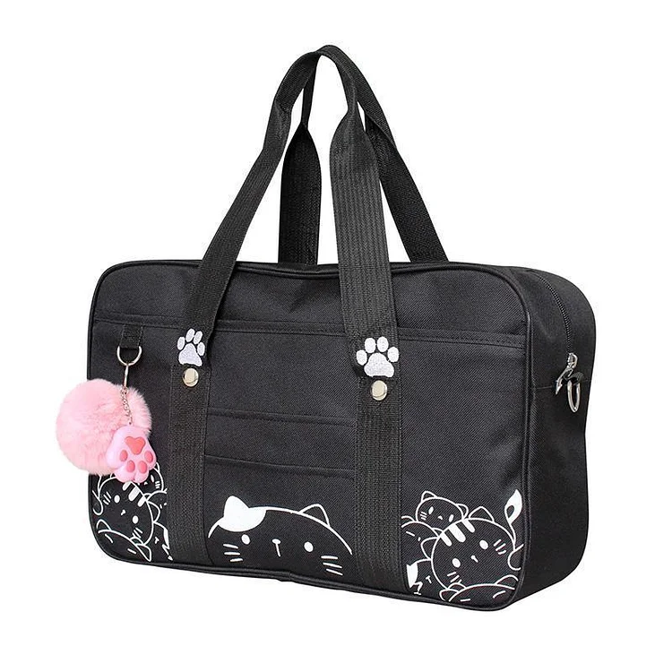 Japanese JK Cat Cartoon Uniform Crossbody Bag