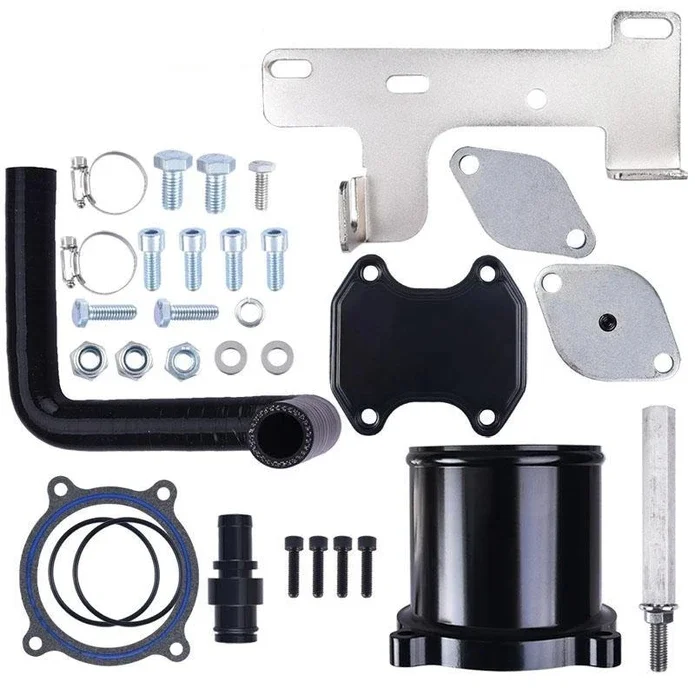 2010-2014 6.7L Cummins For Dodge Ram EGR Throttle Valve Cooler Delete Kit