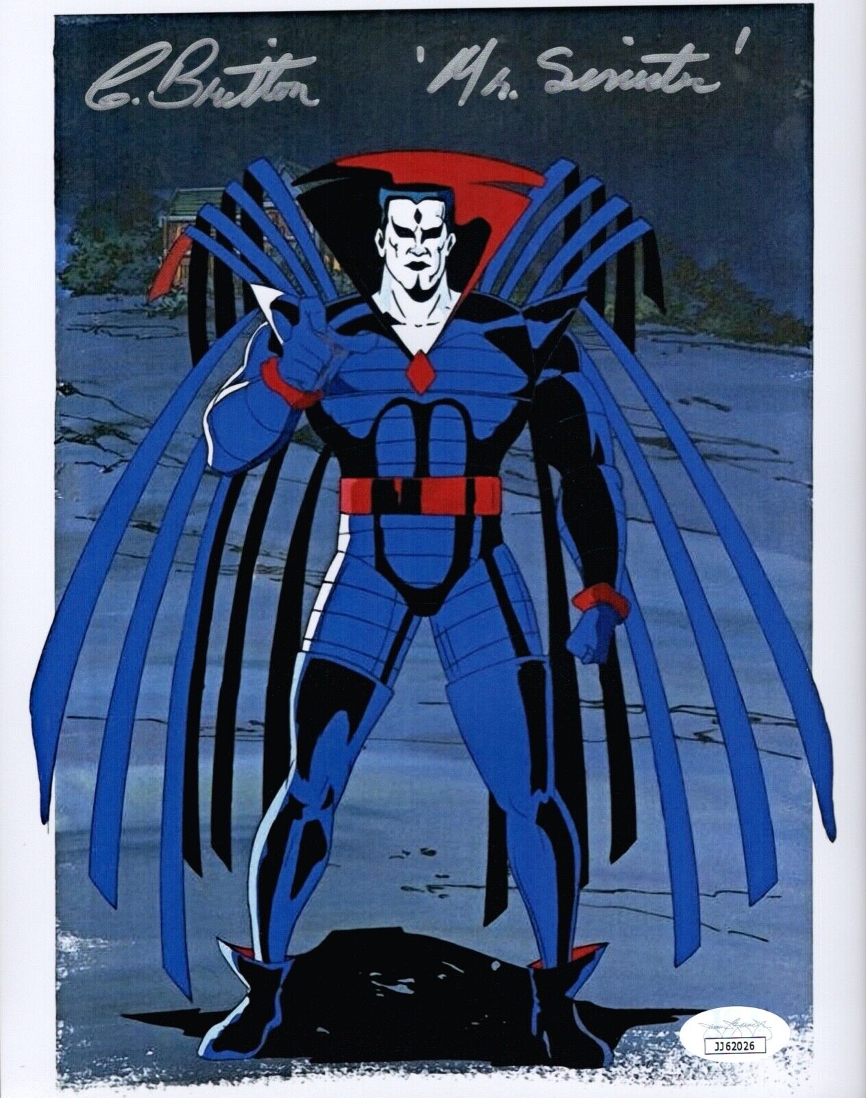 CHRIS BRITTON Signed X-MEN 8x10 Photo Poster painting MR. SINISTER Autograph JSA COA Cert