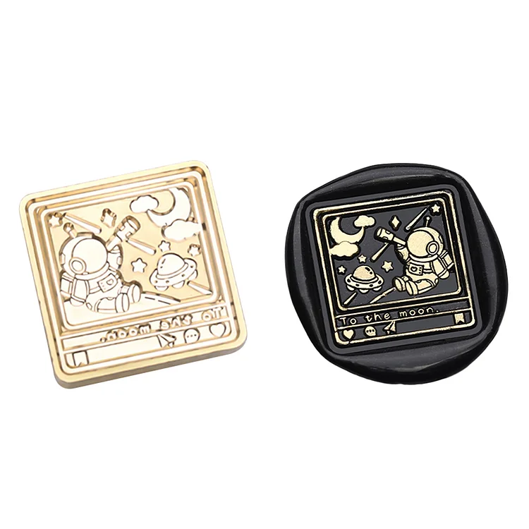 Diy Fire Lacquer Round Sealing Wax Stamp Head gbfke