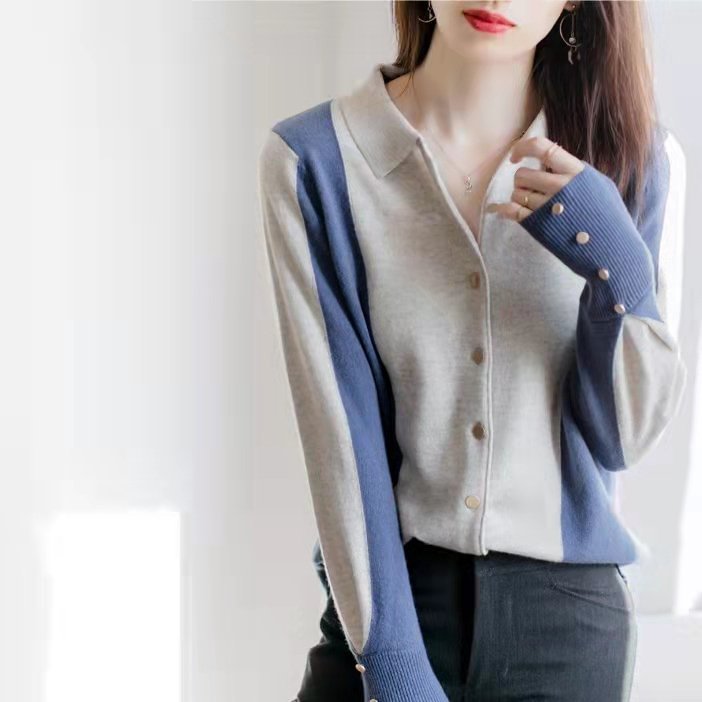 Long Sleeve Casual Plain Shirts & Tops QueenFunky