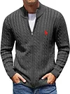 Warm Men's Zip Cardigan