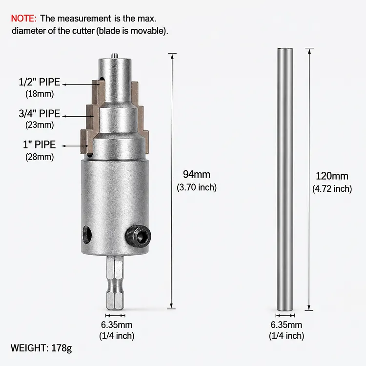 Universal Broken Valve Screw Extractor