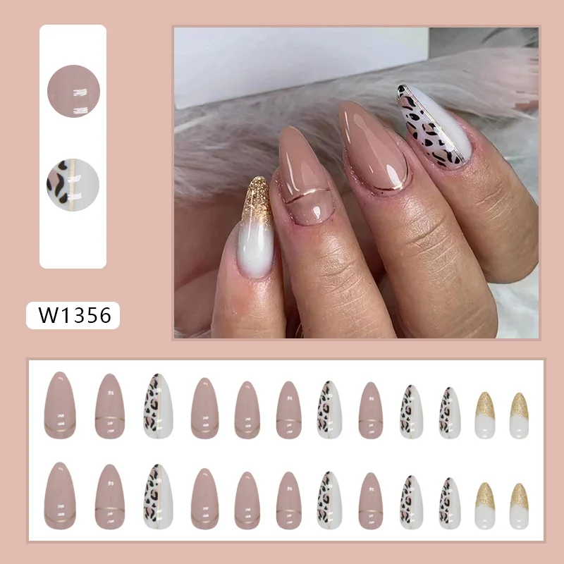 Churchf Churchf Cool Hot Girl Ins Wind Leopard Grain Nail Gold Powder Nail Skin Powder Hit Background Color Fashion Wear Armour Piece