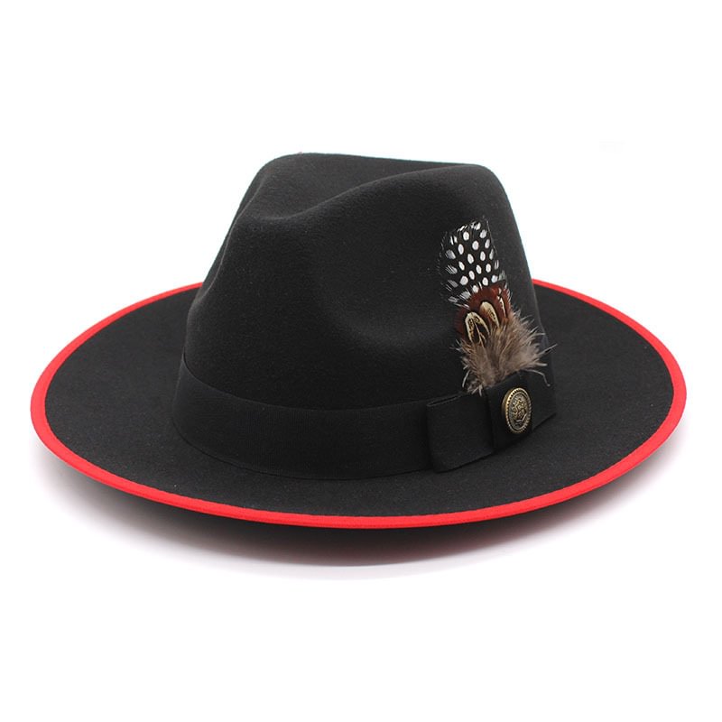 Craig Woolen Gentleman Hat-Black