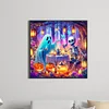 Diamond Painting-DIY Full Round Drill Halloween Skull(40*40 CM)