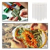 12pcs Stainless Steel Sewing Needles Set Self-Threading Embroidery Tools