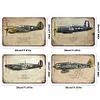 4PCS Airplane - Vintage Metal Signs Set - 20*30cm