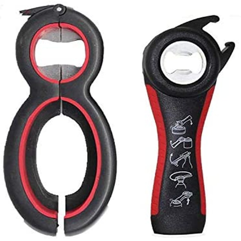 

Multi Function Twist Bottle Opener Wine Beer Can Lid Gripper, 501 Original