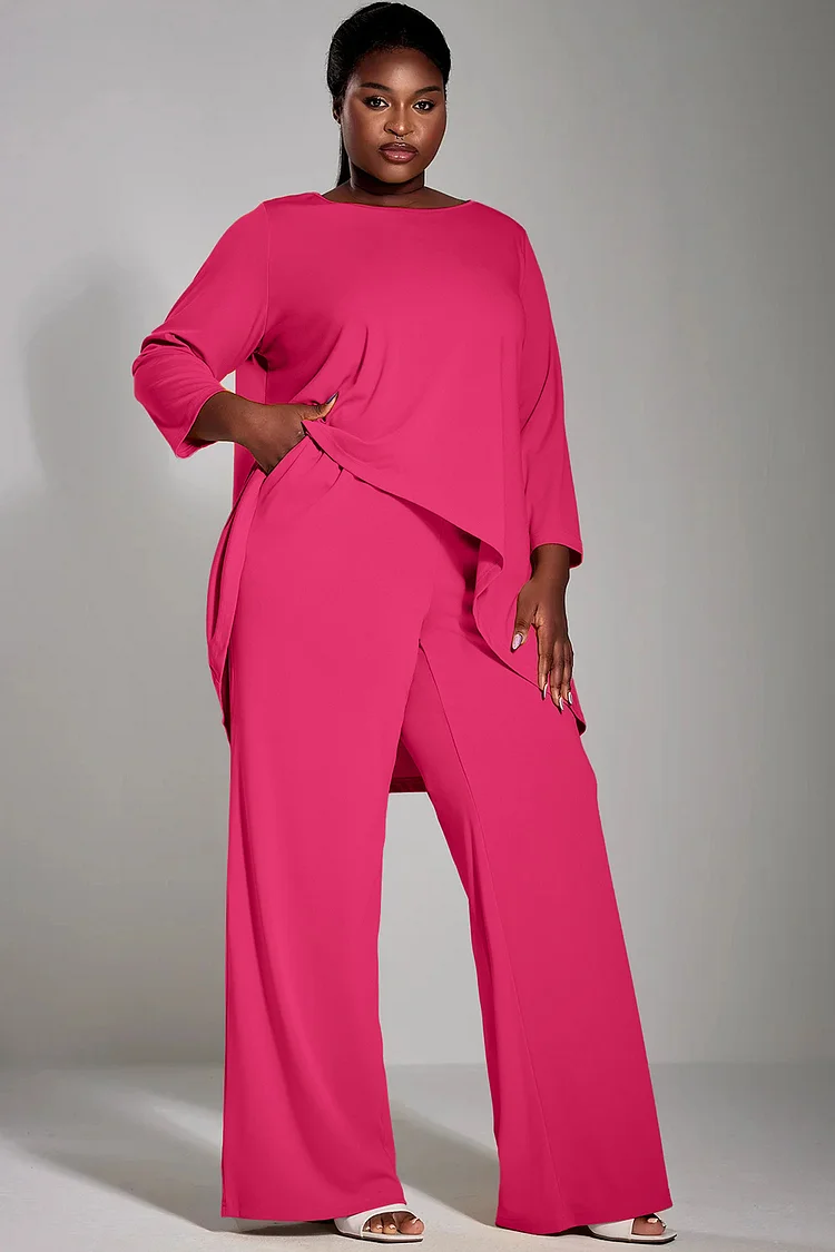 Plus Size Casual Pant Suits 2024