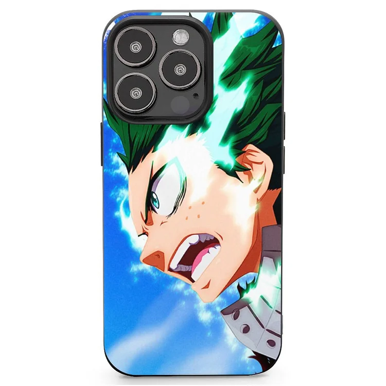 Izuku Midoriya Anime My Hero Academia Phone Case Mobile Phone Shell IPhone 13 and iPhone14 Pro Max and IPhone 15 Plus Case - Heather Prints Shirts