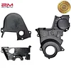 Timing Belt Cover SET Fits For Honda CIVIC 2001-2005 OE Quality 2MPLASTIC 11840-PLM-000, 11821-PLM-000,11811-PLC-000