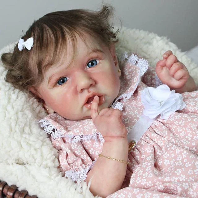 Real Lifelike Full Silicone 12inches Realistic Weighted Reborn Baby Girl Fitch 2024 -Creativegiftss® - [product_tag] RSAJ-Creativegiftss®