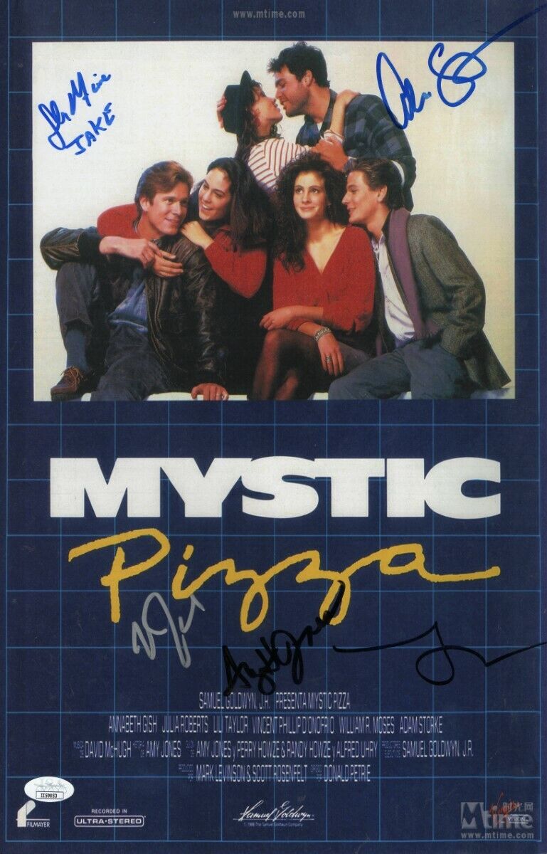 Mystic Pizza Multi Signed Autographed 11X17 Photo Poster painting Taylor D'Onofrio JSA II59853