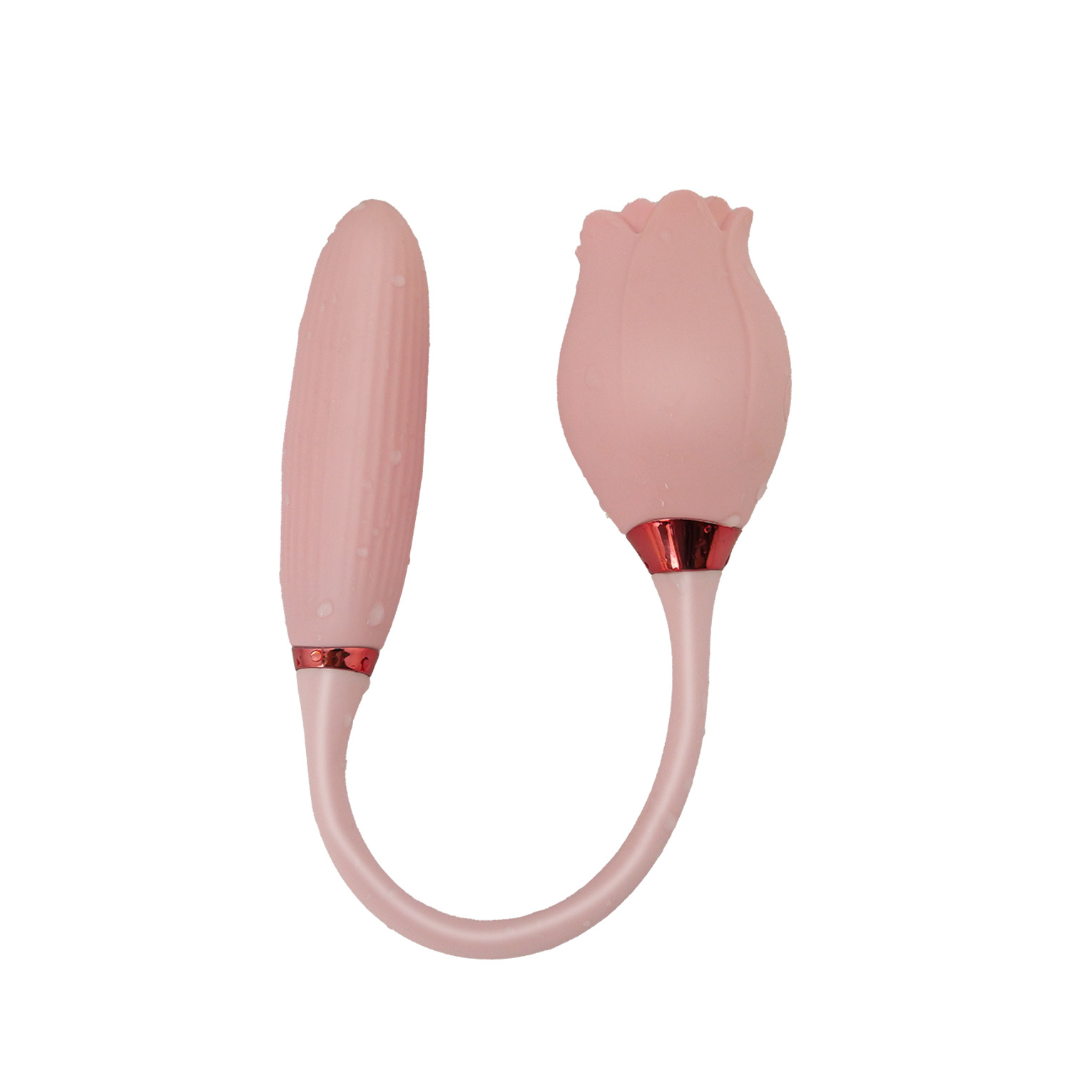 Subscriber Exclusive &mdash; Rose Sucking Vibrator Clit Stimulation Massager With Bullet By Rose Toy