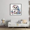 (Multi-Style) Sewing Machine Owl-11CT Stamped Cross Stitch 40*40cm/15.75*15.75in