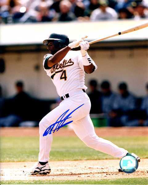 Miguel Tejada Oakland Athletics A's Autographed Signed 8x10 Photo Poster painting CFS COA