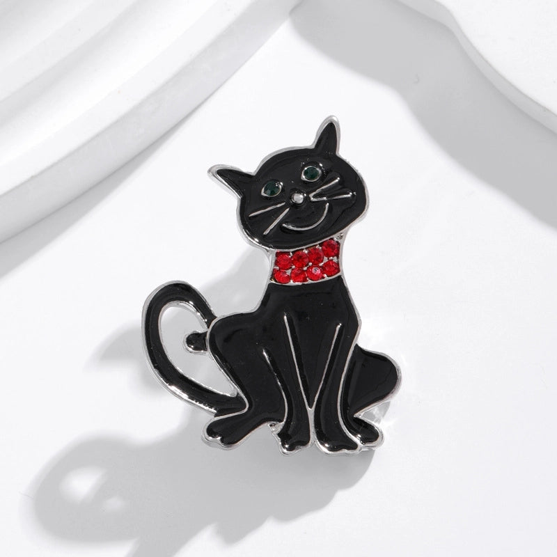 Minimalist Animal Animals Plating Bat Hat Unisex Brooches