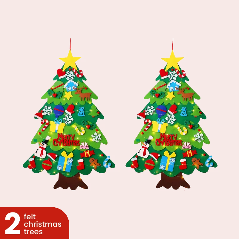 Everized felt christmas tree