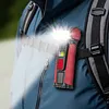 Rotating Work Light Rechargeable Flashlight Camping Torch for Work and Outdoor