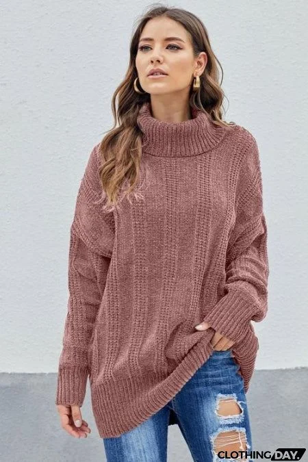 Pink Soft Chenille Sweater