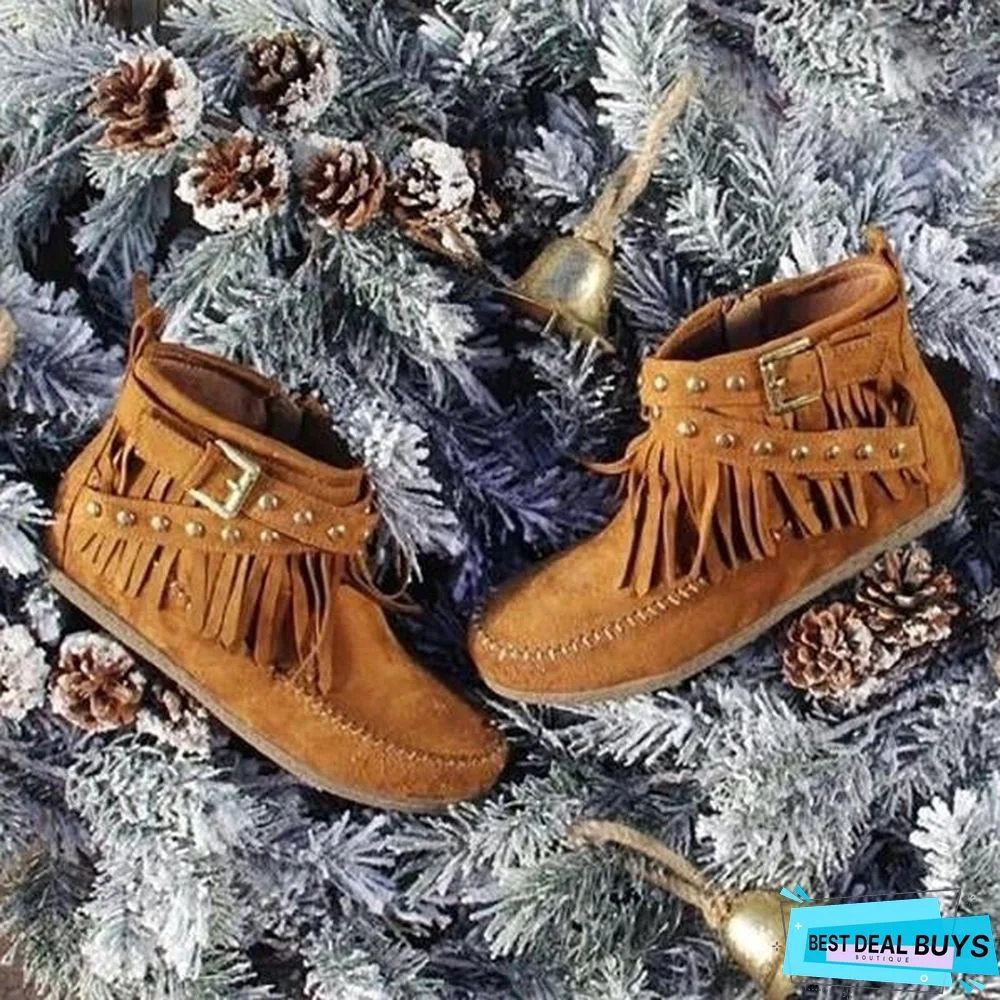 Women's Casual Vintage Ankle Boots