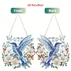 Bird DIY Diamond Painting Acrylic Special Shape Pendant Hanging Kit