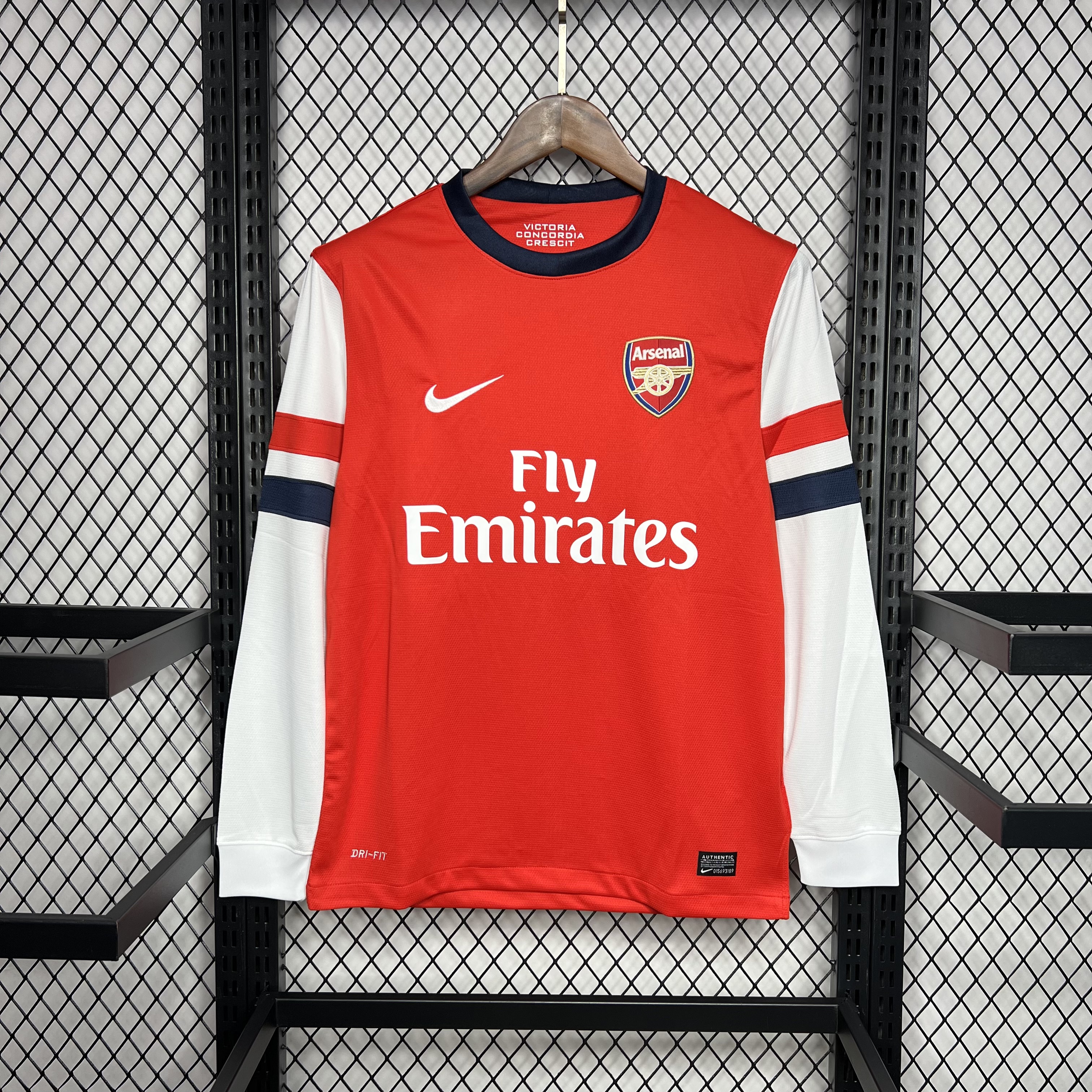 Retro Arsenal 2012-13 Home Long Sleeve Jersey