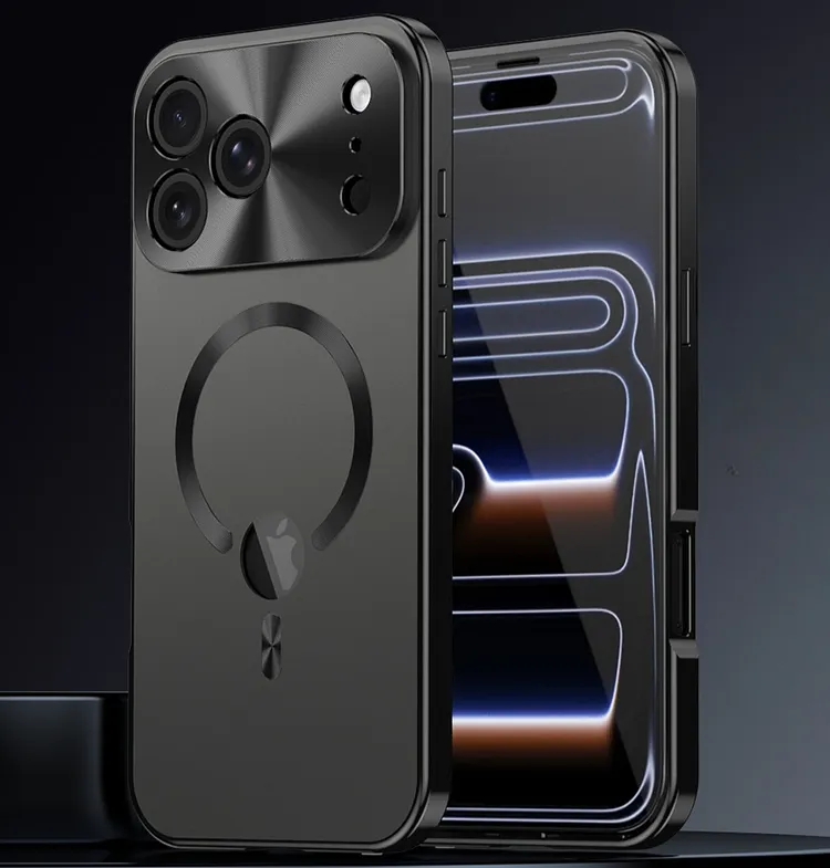 Full Wrap Metal Protective Case Compatible with iPhone