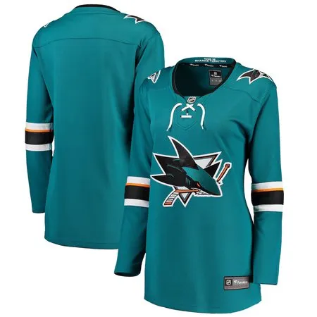 Women's San Jose Sharks  Teal Home Jersey
