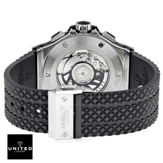 Hublot Big Bang Black Rubber Bracelet Replica stell closed clasp