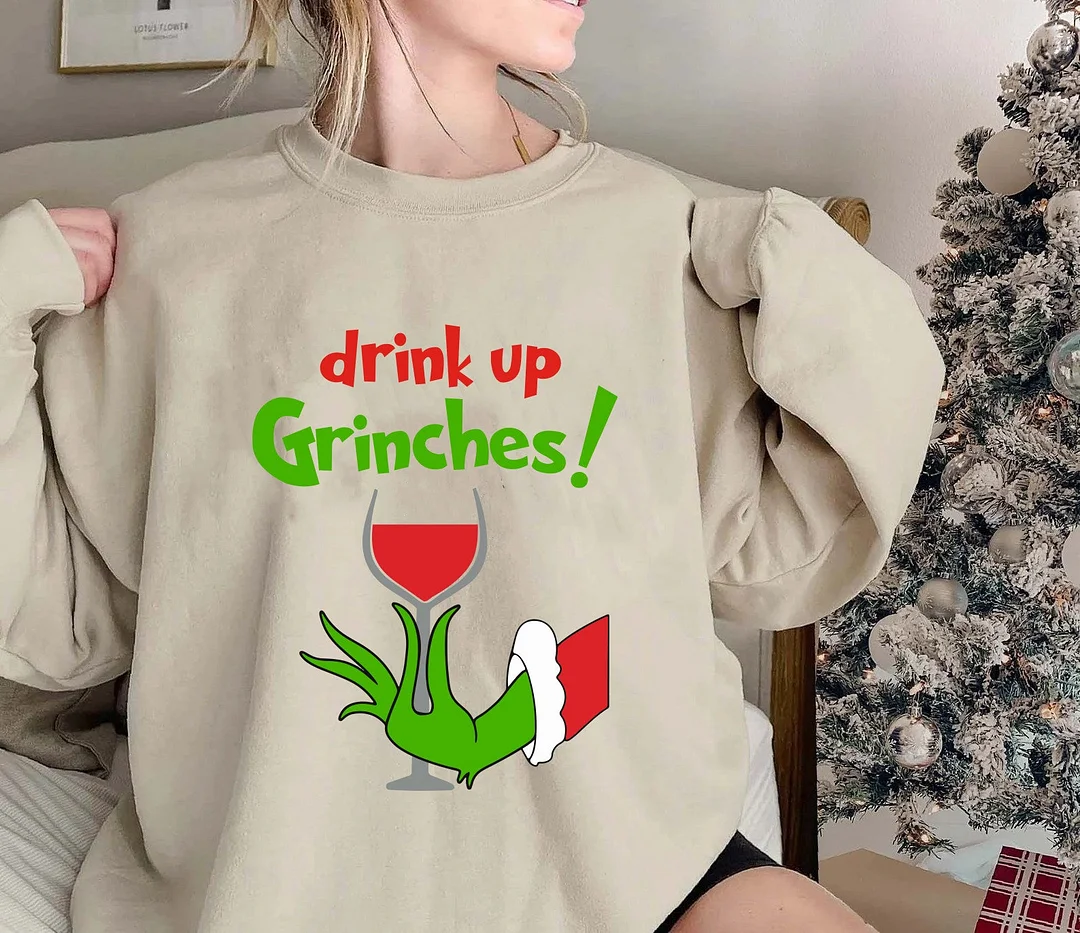 Christmas Drink up Crewneck