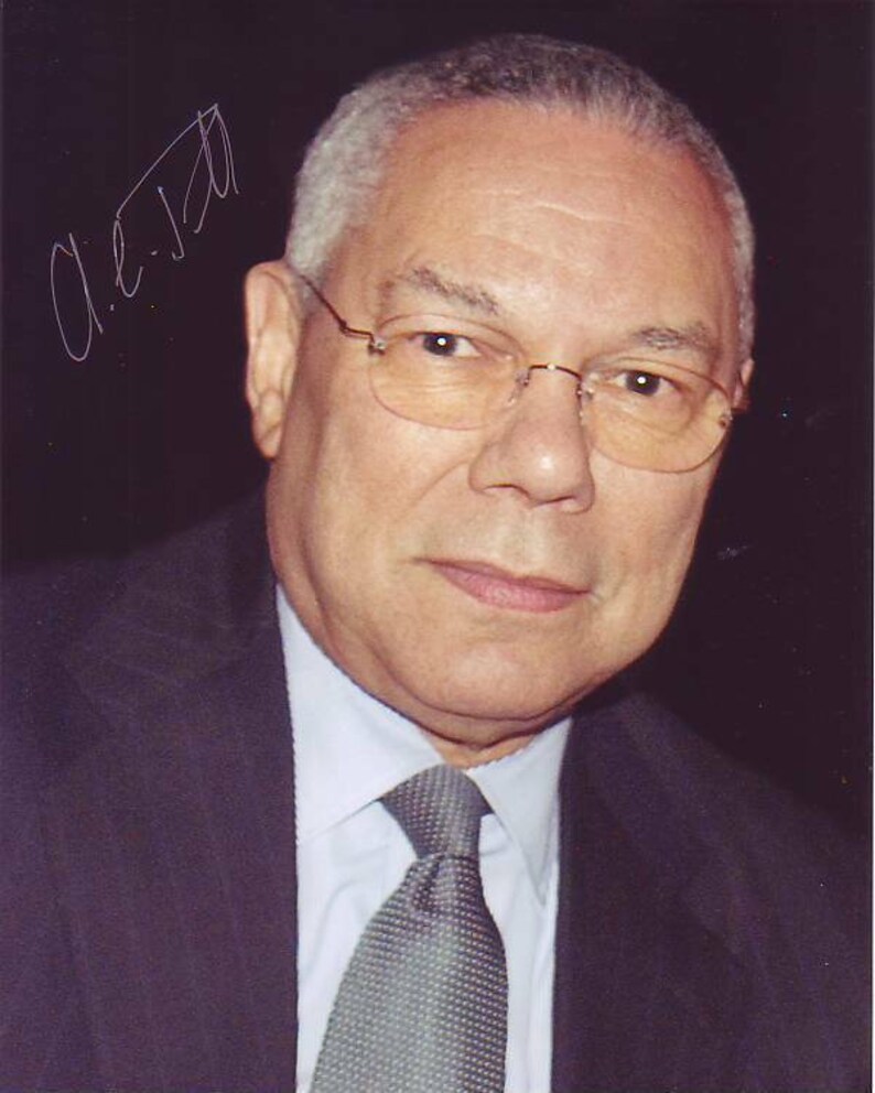 Colin powell signed autographed Photo Poster painting