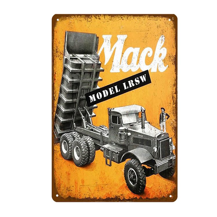 Camion Mack - Enseigne Vintage Métallique/enseignes en bois - 20*30cm/30*40cm