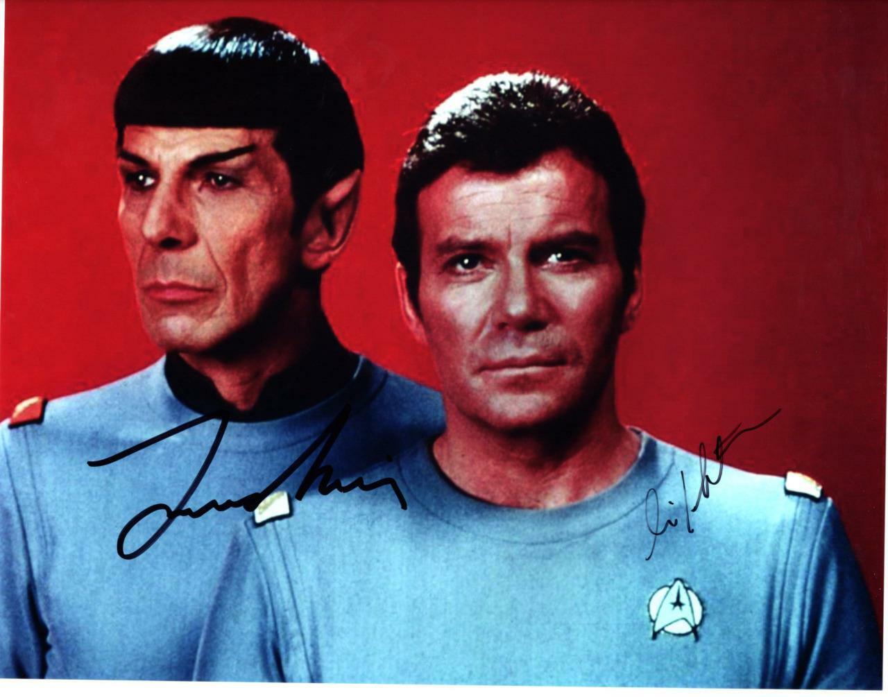 Leonard Nimoy William Shatner autographed 11x14 Picture signed Photo Poster painting and COA