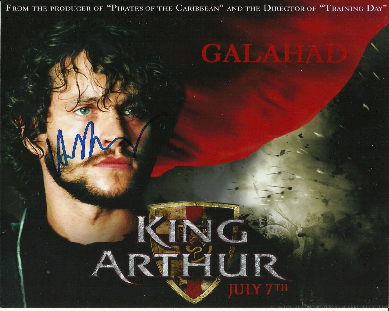 HUGH DANCY SIGNED KING ARTHUR Photo Poster painting UACC REG 242