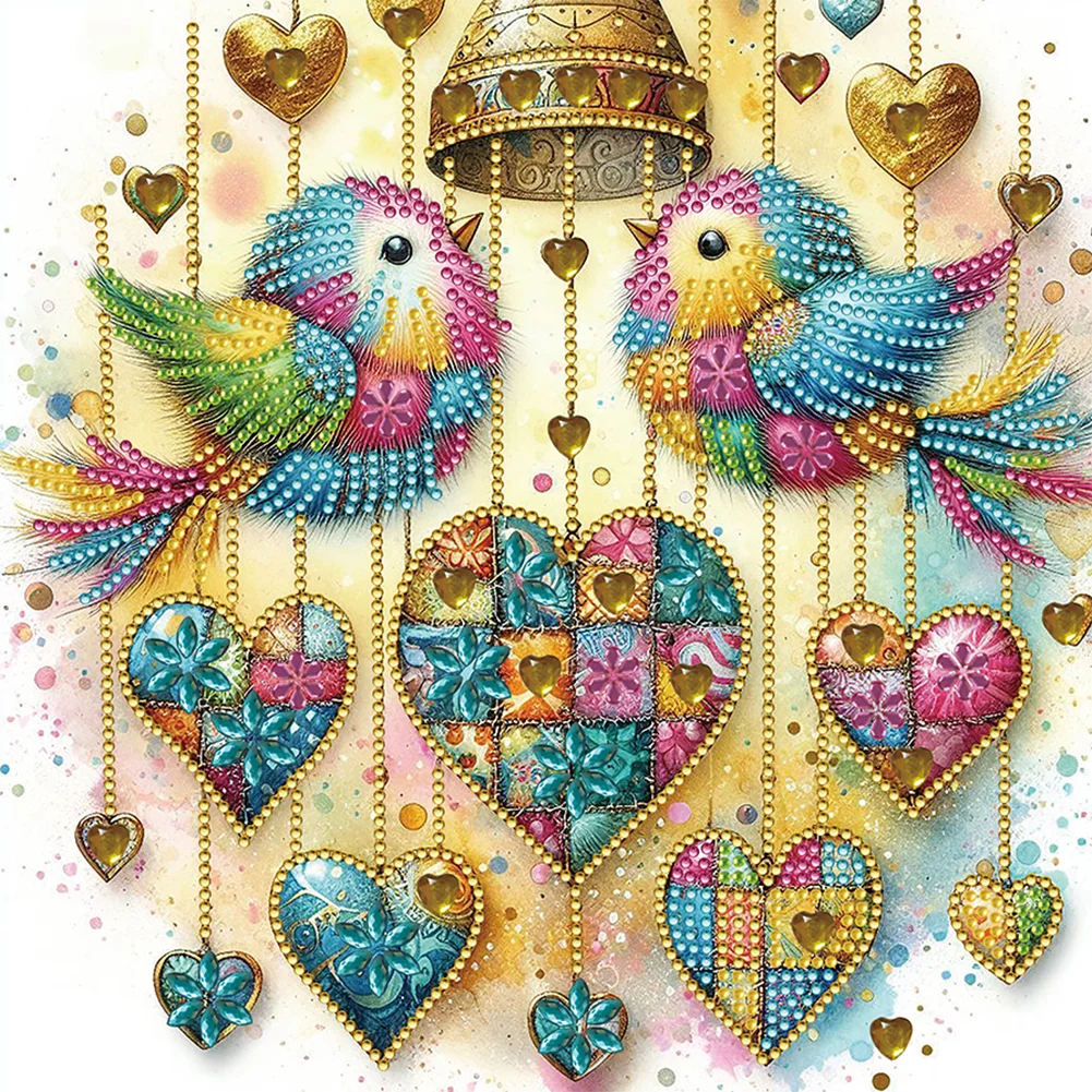 Diamond Painting - Partial Special Shaped Drill - Bird(Canvas|30*30cm)