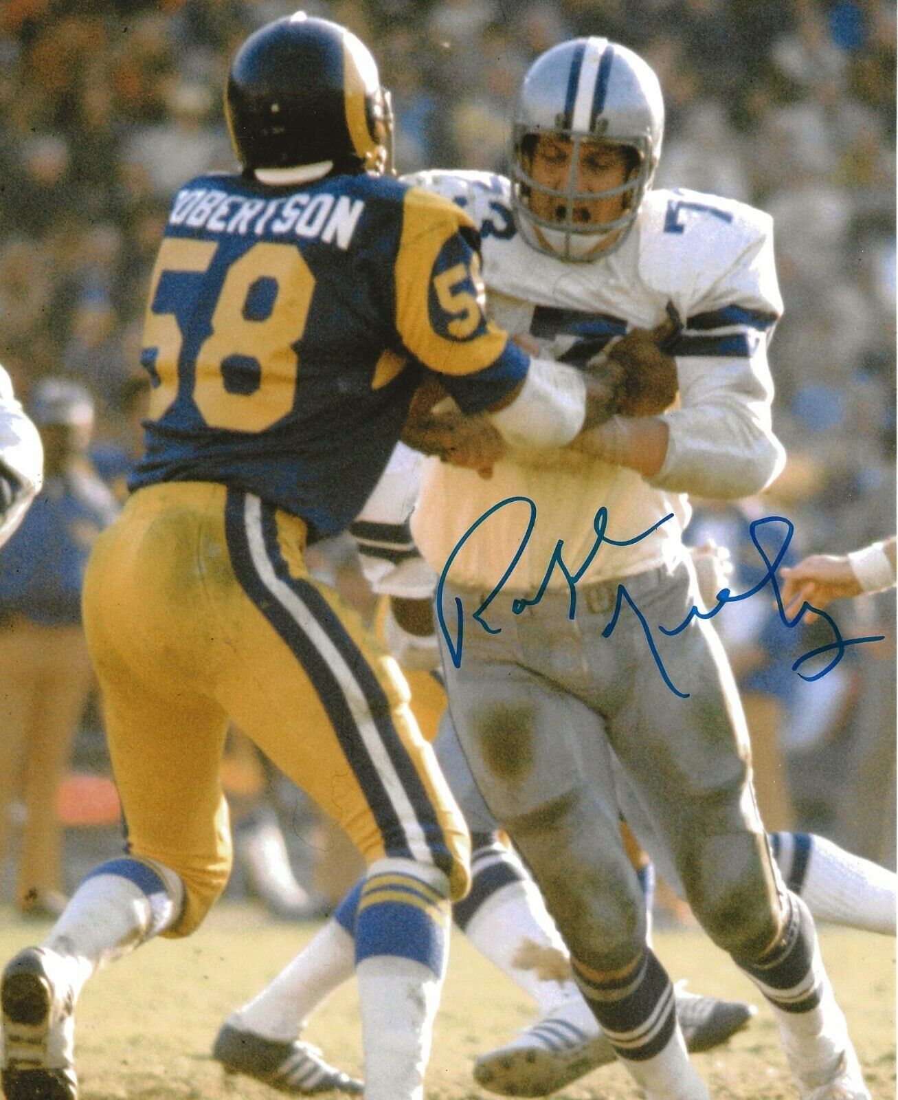 Ralph Neely signed Dallas Cowboys 8x10 Photo Poster painting autographed 2