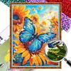 Bead Embroidery - Full Printed 9CT Butterfly Cross Stitch Kit(54x40 CM)